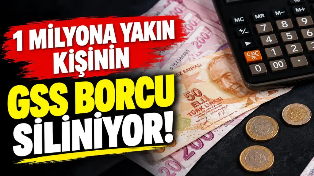 1 milyona yakın kişinin GSS borcu silinecek: Teklif Meclis’te! 1 milyona yakın kişinin GSS borcu silinecek: Teklif Meclis'te!